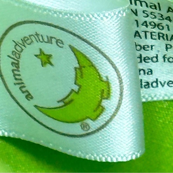 Animal Adventures Tan Bunny Rabbit EASTER BASKET Cuddly Plush Green Fabric Lined - Picture 8 of 10